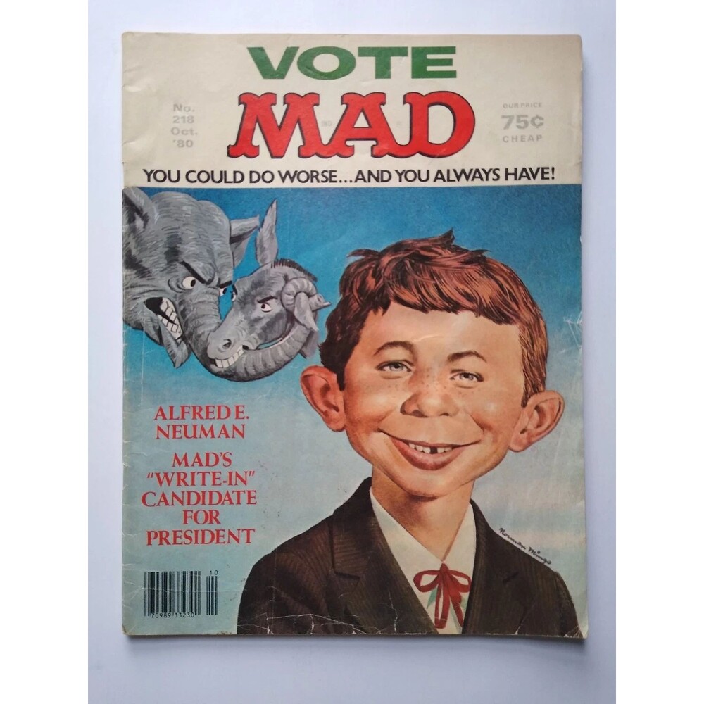 Mad Magazine #218 WKRP In Cincinnati  TV Satire Vintage Comic Book 1980